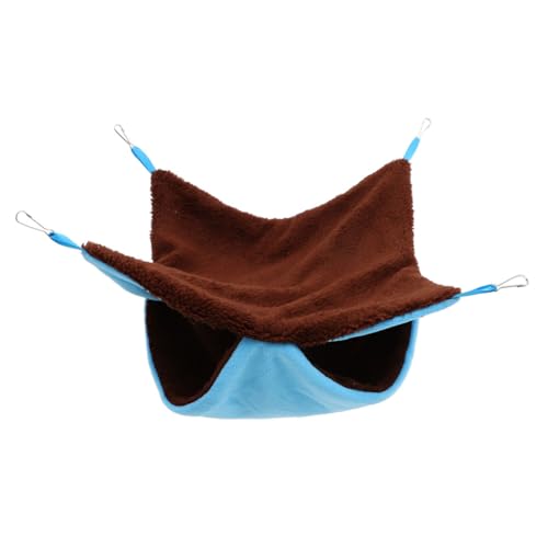 Kisangel Käfig-Chinchilla-hängematte – Meerschweinchenbett Weiches Und Warmes Nest Hängematte Für Hamster Perfektes Haustier-Accessoire von Kisangel