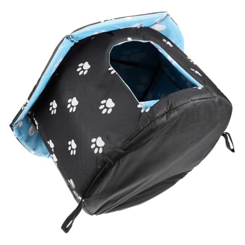 Kisangel Gemütliches Katzenbett Wetterfester Outdoor-unterschlupf Plüsch-hundenest Haustier-katzenhaus Kalte Tage Haustiernest Halbgeschlossenes Katzennest Kisangel Gemütliches Katzenbett Wetterfester Outdoor-unterschlupf Plüsch-hundenest Haustier-katzenhaus Kalte Tage Haustiernest Halbgeschlossenes Katzennest von Kisangel