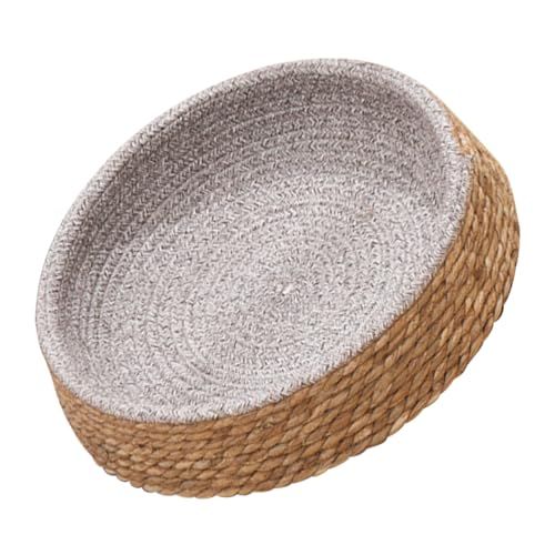 Kisangel Hundenestbett Rattan-haustierbett Rund Geflochten Bequem Für Katzen Und Hunde Kisangel Hundenestbett Rattan-haustierbett Rund Geflochten Bequem Für Katzen Und Hunde von Kisangel