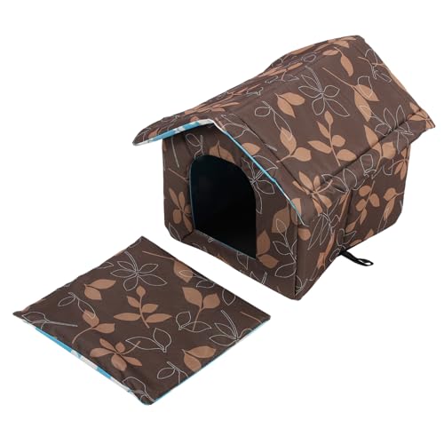 Kisangel Cat House Abnehmbares Katzenhaus Für Draußen Wetterfestes Katzenbett Für Kätzchen Und Hunde Leicht Zu Reinigen Gemütlicher Schlafplatz Kisangel Cat House Abnehmbares Katzenhaus Für Draußen Wetterfestes Katzenbett Für Kätzchen Und Hunde Leicht Zu Reinigen Gemütlicher Schlafplatz von Kisangel