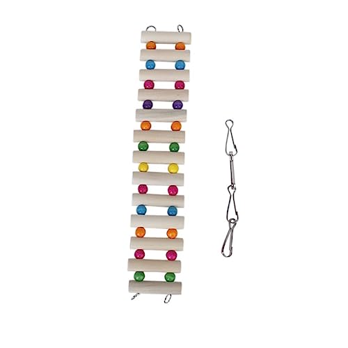Kisangel Haustierbrücke Leiter Tierspielzeug Für Papageien Und Kleintiere 6 X 30 cm Holzkonstruktion Kisangel Haustierbrücke Leiter Tierspielzeug Für Papageien Und Kleintiere 6 X 30 cm Holzkonstruktion von Kisangel