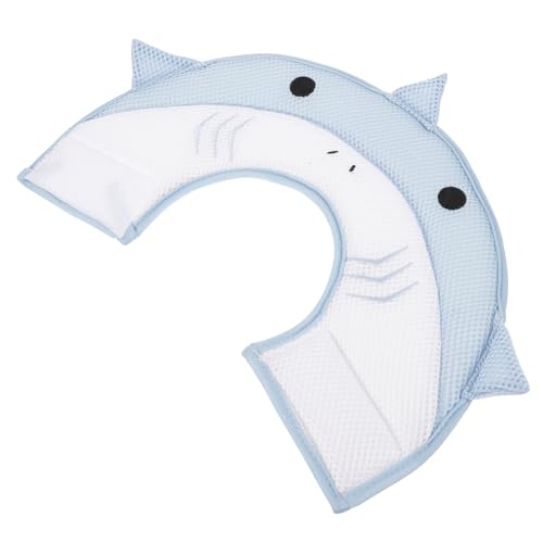 Kisangel Haustierhalsband Kragen hundehalsbänder katzenhalsband Haustier Schutzvorrichtung katzenkrause Erholungshalsbandversorgung für Katze Polyester Sky-Blue von Kisangel