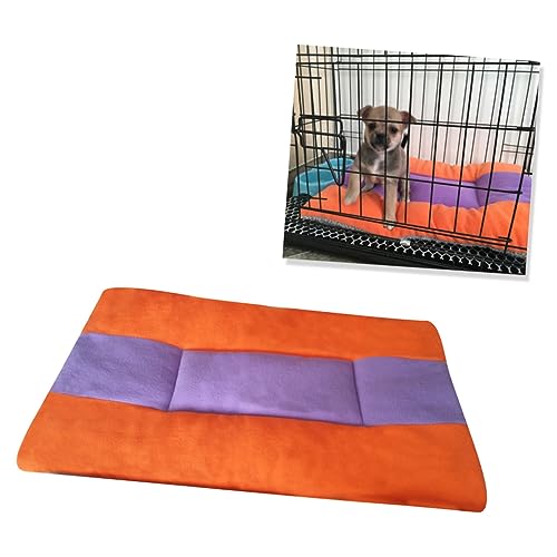 Kisangel Luxuriöse Haustierdecke Bequemes Haustierkissen Hundematte Matratze Fleece-hundebett Haustierkistenunterlage Ideal Für Couch Auto Reisen von Kisangel