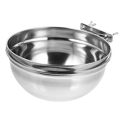 Kisangel Hängender Futternapf Für Haustiere Wasserspender Hundefutter- Und Wassernapf Aus Edelstahl Und Platzsparend Kisangel Hängender Futternapf Für Haustiere Wasserspender Hundefutter- Und Wassernapf Aus Edelstahl Und Platzsparend von Kisangel