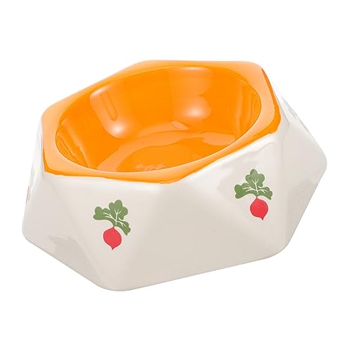 Kisangel Keramischer Futternapf Für Hamster Und Meerschweinchen Anti- Design Leicht Zu Reinigen Und Sicher Für Kleine Haustiere Für Futter Und Wasser von Kisangel