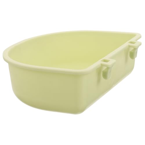 Kisangel Haustiernapf Katzennäpfe Angehoben Trinkbrunnen Für Haustiere Katzentoilette Spender Für Wassernapf Für Futternäpfe Für Welpen Wurf Plastik Light Green von Kisangel