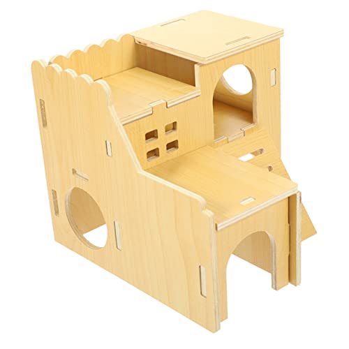 Kisangel Holz Hamsterhaus mit Leiter Hamster Versteck Nest Schlafen und Klettern Kleintier Holzhaus für Zwerghamster und Robust Langlebig Sicher Ausruhen Kisangel Holz Hamsterhaus mit Leiter Hamster Versteck Nest Schlafen und Klettern Kleintier Holzhaus für Zwerghamster und Robust Langlebig Sicher Ausruhen von Kisangel