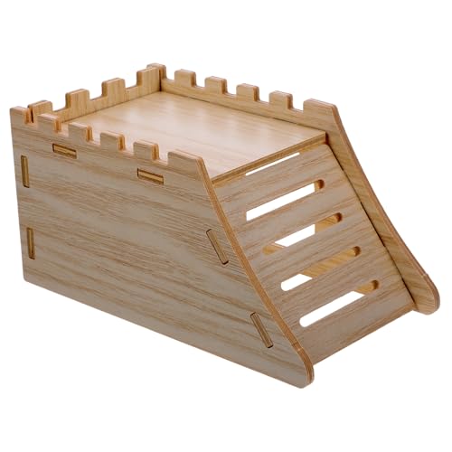 Kisangel Holz mit Rampe Kleines Hamster und Meerschweinchen Hideout Robustes Spiel und Schlafhaus für Kleine Nager Natürlicher Rückzugsort für Training und Unterhaltung Kisangel Holz mit Rampe Kleines Hamster und Meerschweinchen Hideout Robustes Spiel und Schlafhaus für Kleine Nager Natürlicher Rückzugsort für Training und Unterhaltung von Kisangel