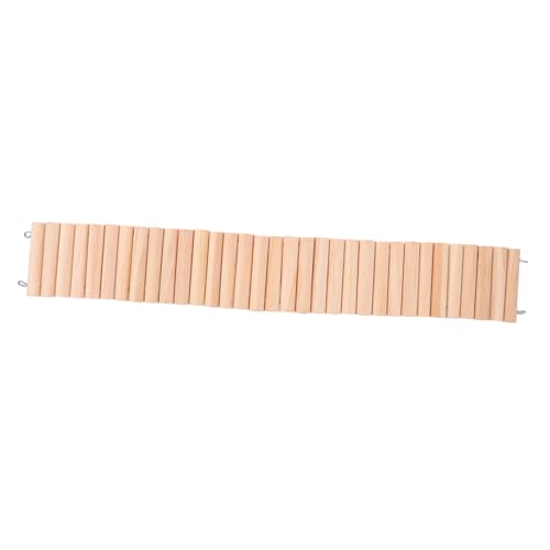 Kisangel Holzleiter Haustierspielzeug Flexible Kletterleiter für Hamster Chinchilla Kleine Tiere Übung und Unterhaltung Kletterbrücke für Ratten Mäuse und Nager von Kisangel