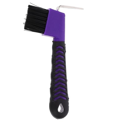 Kisangel Hufkratzer Mit Pinsel Für Pferde Ergonomischer Hufkratzer Mit Bürstenwerkzeug Zur Pferdepflege Zufällige Hochwertiges Pferdepflege Werkzeug von Kisangel