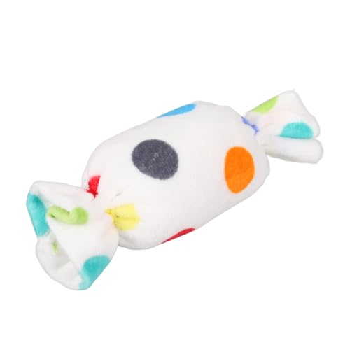 Kisangel Squeaky Hundespielzeug Für Kleine Hunde Knuddeliges Kauspielzeug Bonbonform Interaktives Und Langlebiges Spielzeug Zur Zahnpflege Für Welpen von Kisangel