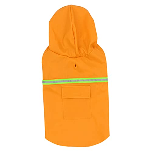 Kisangel Hunderegenmantel Reflektierend Wasserdichtes Regenjacke Für Hunde Verstellbar Und Leicht Für Bei Regen Inklusive Tragetasche von Kisangel