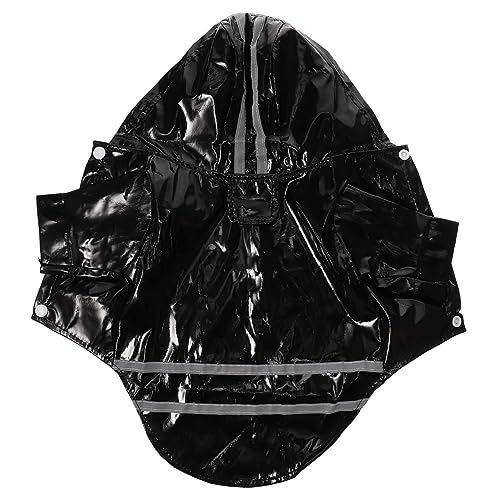 Kisangel Regenmantel Für Hunde Wiederverwendbare Hunderegenjacke Faltbarer Hunderegenmantel Reflektierendes Design Für Spaziergänge Jogging Und Outdoor-aktivitäten von Kisangel