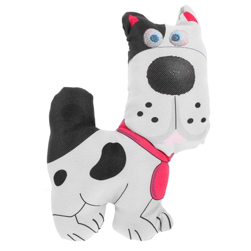 Kisangel Hund sprechendes quietschend Zähne für Kauer pummeluff Kuscheltier beschwertes Kuscheltier Plush Toy Welpenspielzeug kleine Hunde Kauspielzeug zum Zahnen Plüsch von Kisangel