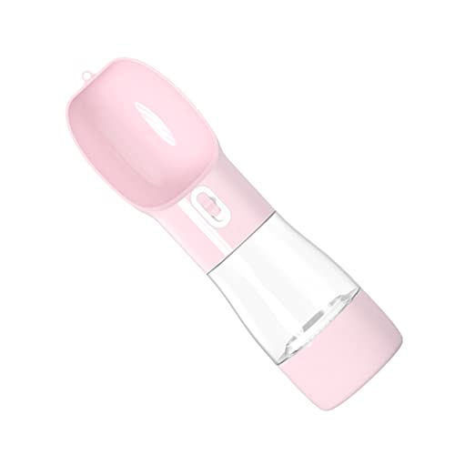 Kisangel Tragbarer Wasserspender Für Haustiere Flasche Hundefutter Wassernapf Spender Auslaufsicher Reisebehälter von Kisangel