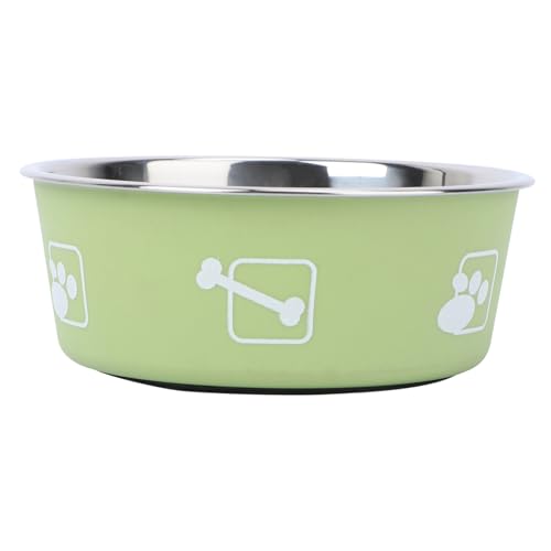 Kisangel Futternapf für Hunde edelstahlschüsseln Stainless Steel Bowl Futterspender für Hunde Katzennapf aus Edelstahl katzennäpfe Hundenäpfe Futterautomat für Haustiere Hundenapf füttern von Kisangel