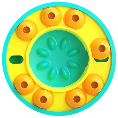 Kisangel Hundepuzzle Futterspender Slow Feeder für Welpen und Kleine Hunde Interaktives Schnüffelspielzeug zur Futterverlangsamung Langlebiges Sicheres Design mit Glatten Kanten für von Kisangel