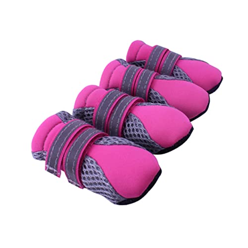 Kisangel Haustierschuhe – Laufschuhe Für Hunde – Hundestiefel – Atmungsaktives Netzgewebe – Verstellbarer Verschluss – rutschfeste Sohlen – Größe S Kisangel Haustierschuhe – Laufschuhe Für Hunde – Hundestiefel – Atmungsaktives Netzgewebe – Verstellbarer Verschluss – rutschfeste Sohlen – Größe S von Kisangel