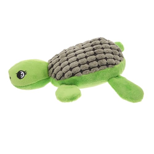 Kisangel Quietschendes Hundespielzeug Ausgestopfte Schildkröte Interaktives Beißspielzeug Für Haustiere Für Mittelgroße Und Hunde von Kisangel