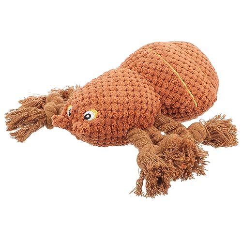 Kisangel Hundespielzeug aus Baumwolle Halloween Halloween Toys Dog Accessories Hund kleine Hunde Halloween-Hundespielzeug Haustierbedarf aus Baumwollseil für Hunde Brown von Kisangel