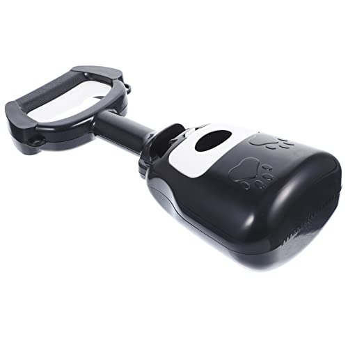 Kisangel Hundetoilette Hundeschermaschinen Bürstenhund hundekot Halter Gerät Schleifer hundekacktüten Dog Poop Bag Holder Werkzeug Haustier-Kotschaufel Abfallsammler handhaben Plastik Black von Kisangel