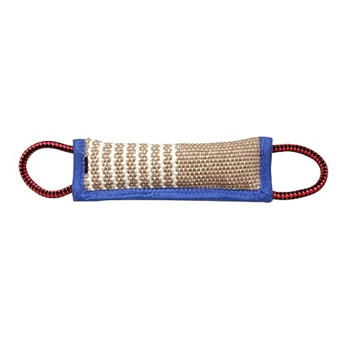 Kisangel Jute-Kissen-Spielzeug Hundebeißspielzeug Griff Hundezahnspielzeug Zur Pflege Kisangel Jute-Kissen-Spielzeug Hundebeißspielzeug Griff Hundezahnspielzeug Zur Pflege von Kisangel