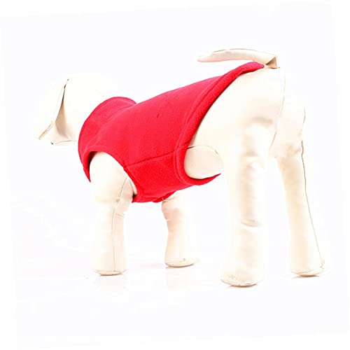 Kisangel Hundeweste Winter Warm Padded Mantel für Kleine und Große Hunde Rot Winddicht Atmungsaktiv und Bequem für Kalte Kisangel Hundeweste Winter Warm Padded Mantel für Kleine und Große Hunde Rot Winddicht Atmungsaktiv und Bequem für Kalte von Kisangel