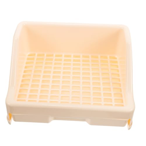 Kisangel Kaninchenkäfig-toiletten-Kasten-plastiktöpfchen Hamster-toiletten-Kasten Meerschweinchen-katzentoilette Haustier von Kisangel