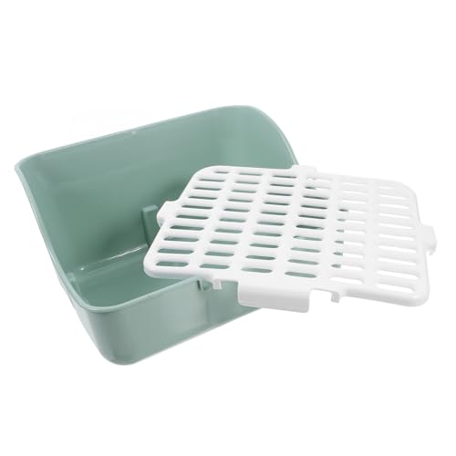 Kisangel Cozy Environment Haustiertoilette Meerschweinchen-katzentoilette Spritzwassergeschützte Einstreu Großer Wassernapf Olivgrün Kisangel Cozy Environment Haustiertoilette Meerschweinchen-katzentoilette Spritzwassergeschützte Einstreu Großer Wassernapf Olivgrün von Kisangel
