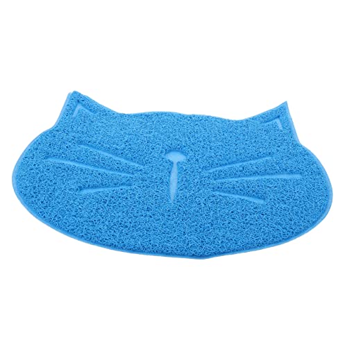 Kisangel Katze Futternapfmatte rutschfeste und wasserdichte Tischunterlage aus Niedliches Katzen Design Praktische Futter und Wasserschüsselunterlage für Haustiere von Kisangel