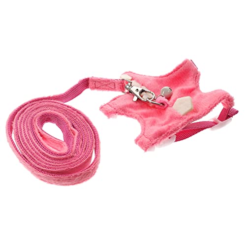 Kisangel Katzengeschirr und Leine für Kleine Tiere Verstellbare Pet Walking Weste für Frettchen und Eichhörnchen Atmungsaktiv und Bequem Sicher und Robust Rosa Design Kisangel Katzengeschirr und Leine für Kleine Tiere Verstellbare Pet Walking Weste für Frettchen und Eichhörnchen Atmungsaktiv und Bequem Sicher und Robust Rosa Design von Kisangel