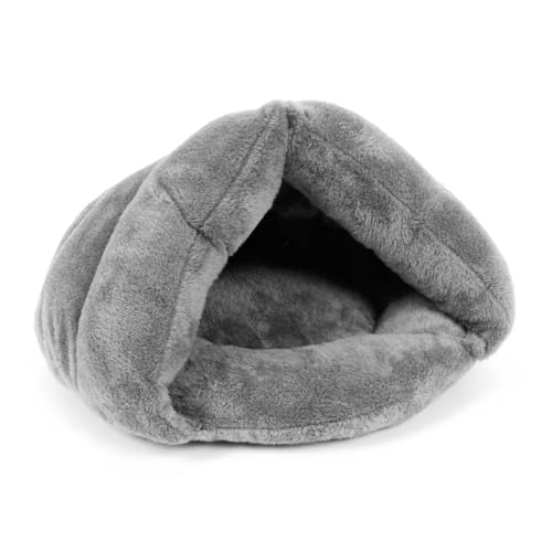 Kisangel Katzenschlafsack Aus Baumwolle Gemütliches Plüschbett Für Haustiere Für Kätzchen Und Chihuahuas Und Warm Abnehmbar Und Waschbar Kisangel Katzenschlafsack Aus Baumwolle Gemütliches Plüschbett Für Haustiere Für Kätzchen Und Chihuahuas Und Warm Abnehmbar Und Waschbar von Kisangel