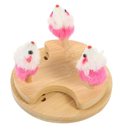 Kisangel Holz Katzen Spielzeug Turntable Interaktives Katzenspielzeug Für Hauskatzen Fördert Bewegung Und Intelligenz Zufällige Farben Langlebig Und Sicher Kisangel Holz Katzen Spielzeug Turntable Interaktives Katzenspielzeug Für Hauskatzen Fördert Bewegung Und Intelligenz Zufällige Farben Langlebig Und Sicher von Kisangel