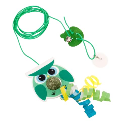 Kisangel Katzenspielzeug Tor Ballspielzeug Für Katzen Glocke Katzenrätsel Katzenhalsbänder Kauspielzeug Für Katzen Kätzchen Katzenrad Spielzeugkatze Katzentür Green Filzstoff von Kisangel