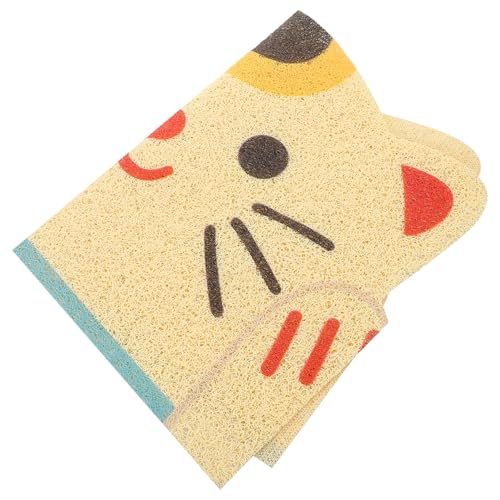 Kisangel Katzenstreu Pad Katzentoilette Matte Katzenstreu Teppich Haustier Matte für Lebensmittel Wasser Kisangel Katzenstreu Pad Katzentoilette Matte Katzenstreu Teppich Haustier Matte für Lebensmittel Wasser von Kisangel