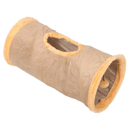 Kisangel Interaktives Katzenspielzeug Bal Suede Haustier-katzentunnel für Hauskatzen Kätzchen Bohrlochspielzeug Tunnel Interessantes Spielzeug Tragbares Tunnelspielzeug Kisangel Interaktives Katzenspielzeug Bal Suede Haustier-katzentunnel für Hauskatzen Kätzchen Bohrlochspielzeug Tunnel Interessantes Spielzeug Tragbares Tunnelspielzeug von Kisangel