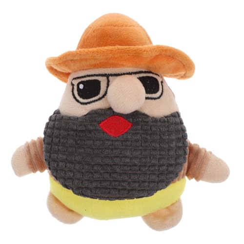 Kisangel Kuscheltiere Für Hunde Interaktives Piratenkapitän-kauspielzeug Mit Quietschfunktion Strapazierfähigem Plüsch Und Zahnpflege- Für Spiel Und Spaß von Kisangel