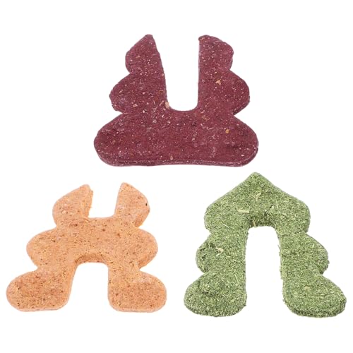 Kisangel Kauspielzeug für Kleintiere Zahnpflege Snacks für Kaninchen Meerschweinchen und Hamster Leckere Kauartikel Zahngesundheit Tierzubehör für Spielzeiten von Kisangel