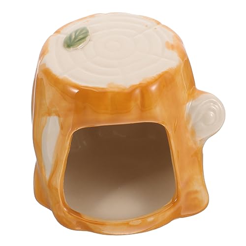 Kisangel Keramisches Hamsterhaus Cartoon Nest für Kleine Tiere Kühles Versteck und Schlafraum für Hamster für Ganzjährige Nutzung und Spielmöglichkeiten Kisangel Keramisches Hamsterhaus Cartoon Nest für Kleine Tiere Kühles Versteck und Schlafraum für Hamster für Ganzjährige Nutzung und Spielmöglichkeiten von Kisangel