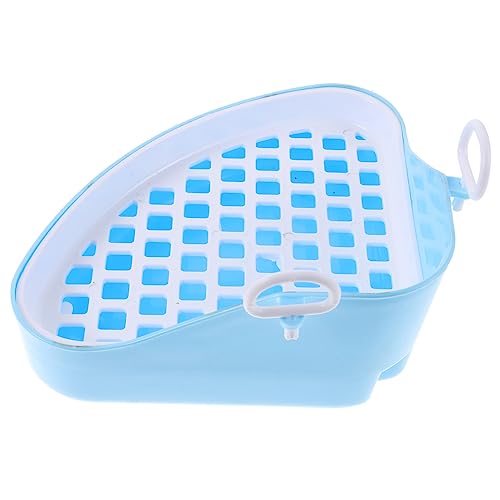 Kisangel Triangle Ecktoilette Für Kleintiere Töpfchentraining Für Hamster Und Kaninchen Platzsparendes Design Einfach Zu Reinigen Langlebig Und Tragbar Für Kleine Haustiere von Kisangel