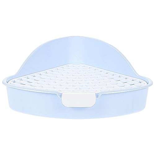 Kisangel Kleintier Toilette Kunststoff Ecktoilette für Kaninchen Meerschweinchen Chinchilla rutschfest Platzsparend Pflegeleicht Geeignet für Kaninchenstall und Zwergkaninchen Training Kisangel Kleintier Toilette Kunststoff Ecktoilette für Kaninchen Meerschweinchen Chinchilla rutschfest Platzsparend Pflegeleicht Geeignet für Kaninchenstall und Zwergkaninchen Training von Kisangel