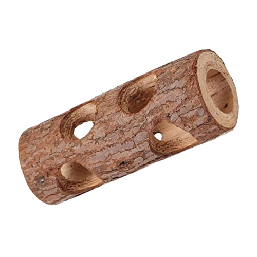 Kisangel Kleintier holzversteck Tunnel Natürliches Holzspielzeug für Hamster Meerschweinchen Chinchillas Sicheres Hideout Spieltunnel für Kleine Haustiere Kisangel Kleintier holzversteck Tunnel Natürliches Holzspielzeug für Hamster Meerschweinchen Chinchillas Sicheres Hideout Spieltunnel für Kleine Haustiere von Kisangel