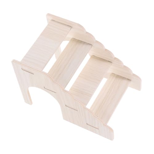 Kisangel Kletterleiter Spielzeug Für Ratten Und Hamster Natürliche Holzleiter Große Chinchillaleiter Für Kleintiere Für Hamsterkäfige von Kisangel