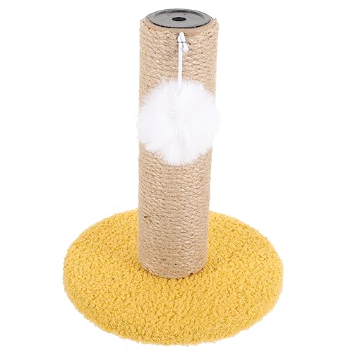 Kisangel Klettergerüst für Katzen wiederverwendbarer Katzenkratzer Katzenspielzeug Kratzmöbel für Katzen katzenmöbel Spielzeuge Kätzchen Versorgung Kratzbaum mit hängendem Ball klein Boden von Kisangel