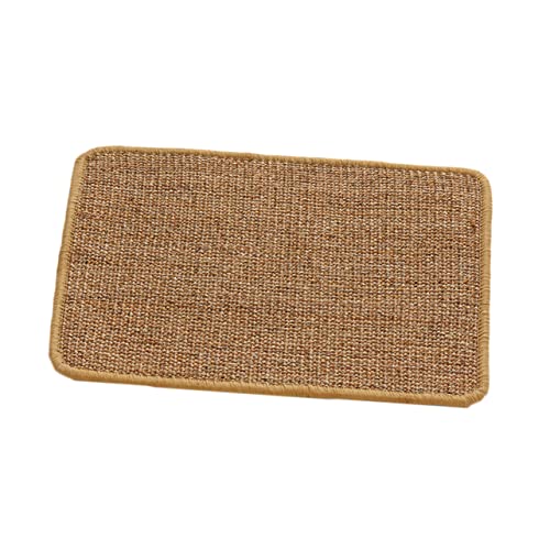 Kisangel Hochwertige Katzenkratzmatte Aus Flachsmaterial Großes Sisal-pad Zum Schleifen Von Katzen von Kisangel