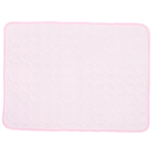 Kisangel Kühlkissen für Haustiere Haustier kühldecke kühlende katzenmatte Katzen Kühlpad Kompakte Katzen Schlafmatte Haustier Kühlkissen Hunde Ding Haustierbedarf Hund kühlmatte Stoff Rosa von Kisangel