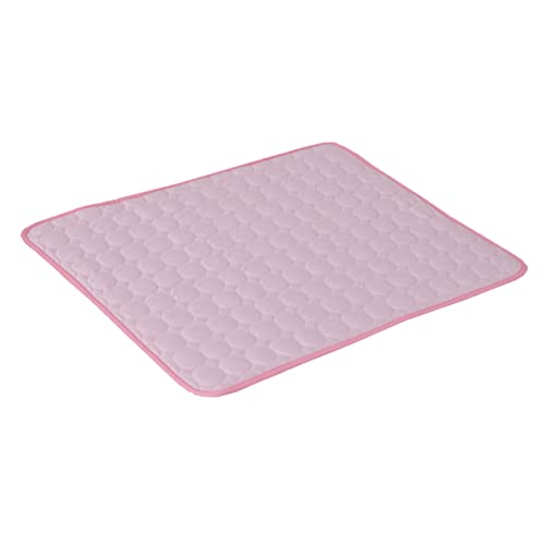 Kisangel Hund Sommermatte Sommerkühlmatte für Haustiere Haustier kühle Decke hundebetten Haustier-Sommermatte Sommer kühlmatte der Hund Kühlkissen Cooles Pad Sommer pad Haustiermatte Rosa von Kisangel