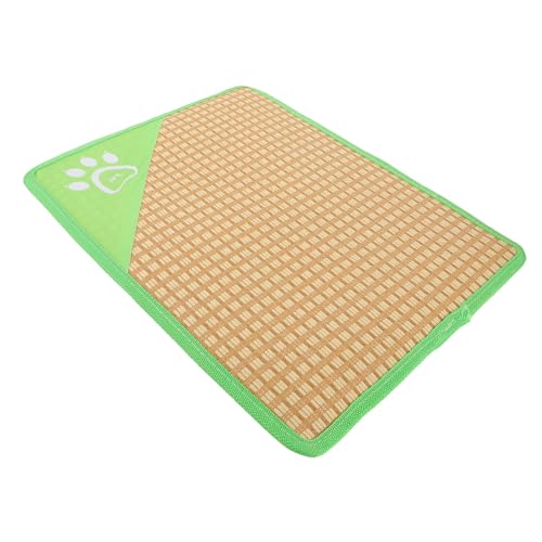 Kisangel Kühlmatte für Haustiere Atmungsaktives Katzenbett und Hundematte für Sommer Langlebiges Pet Pad aus Schwamm und Stroh für Zuhause Auto und Reisen Grün S Kisangel Kühlmatte für Haustiere Atmungsaktives Katzenbett und Hundematte für Sommer Langlebiges Pet Pad aus Schwamm und Stroh für Zuhause Auto und Reisen Grün S von Kisangel