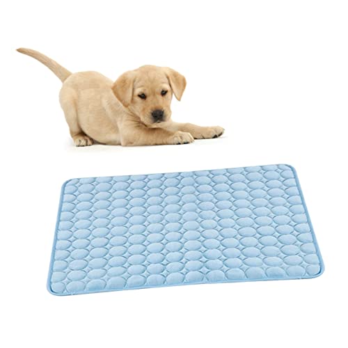 Kisangel Kühlmatte für Haustiere Selbstkühlende Decke aus Atmungsaktivem Material für Hunde und Katzen Blau für Sommer Kisangel Kühlmatte für Haustiere Selbstkühlende Decke aus Atmungsaktivem Material für Hunde und Katzen Blau für Sommer von Kisangel