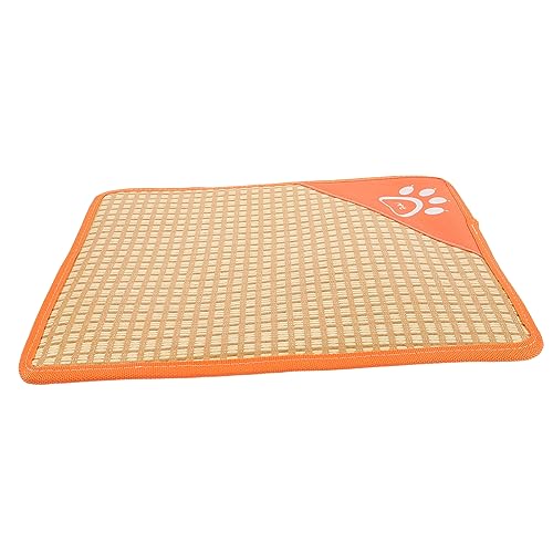 Kisangel Kühlmatte für Haustiere Sommer Pet Cooling Pad Atmungsaktives Katzenbett Hundebett Leicht Langlebig für Warme Orange S Kisangel Kühlmatte für Haustiere Sommer Pet Cooling Pad Atmungsaktives Katzenbett Hundebett Leicht Langlebig für Warme Orange S von Kisangel